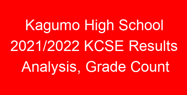 Kagumo High School 2021/2022 KCSE Results Analysis, Grade Count