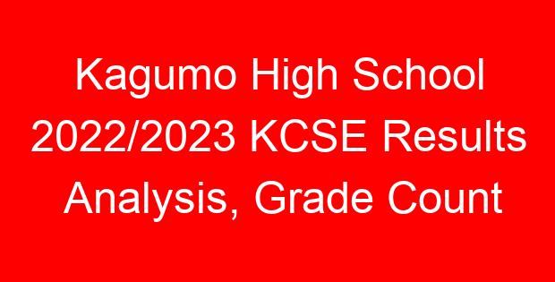 Kagumo High School 2022/2023 KCSE Results Analysis, Grade Count