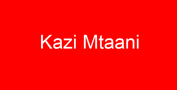 Kazi Mtaani