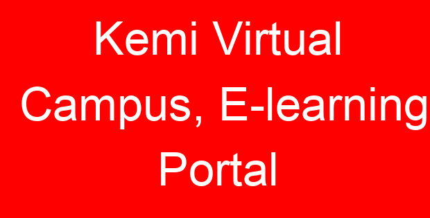 Kemi Virtual Campus, E-learning Portal