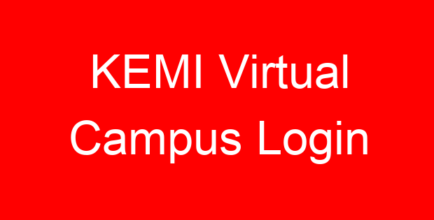 KEMI Virtual Campus Login
