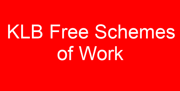 KLB Free Schemes of Work
