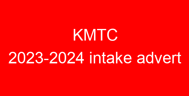 KMTC 2023-2024 intake advert
