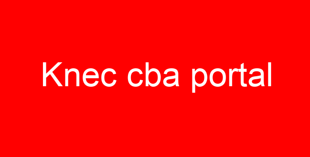 Knec cba portal
