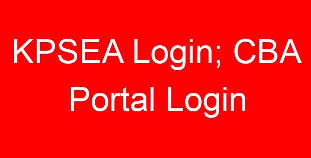 KPSEA Login; CBA Portal Login