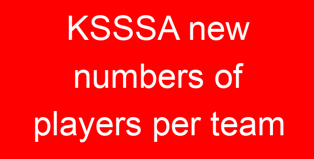 KSSSA new numbers of players per team