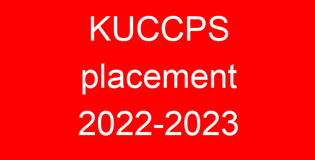 KUCCPS placement 2022-2023