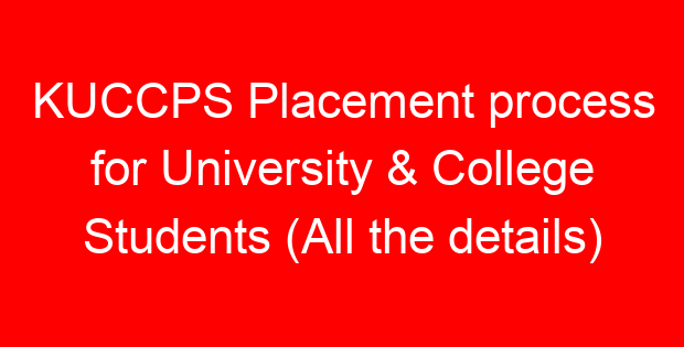 KUCCPS Placement process for University & College Students (All the details)