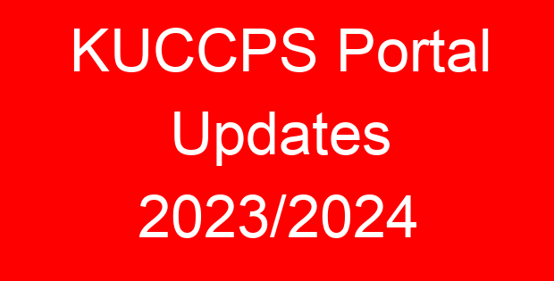 KUCCPS Portal Updates 2023/2024