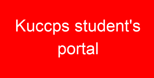 Kuccps student’s portal