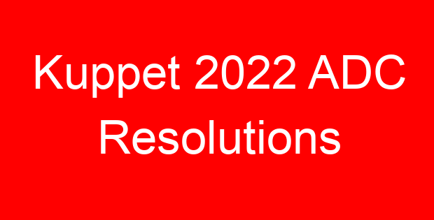 Kuppet 2022 ADC Resolutions