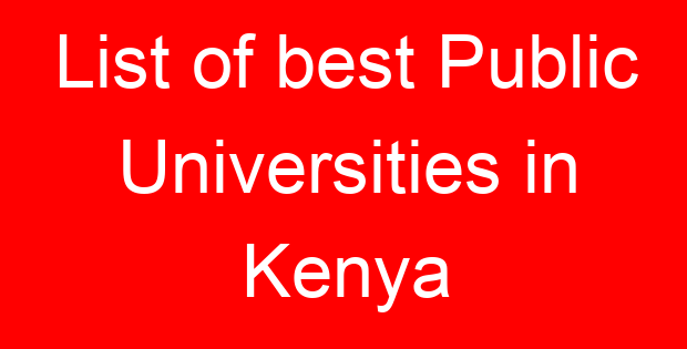 List of best Public Universities in Kenya