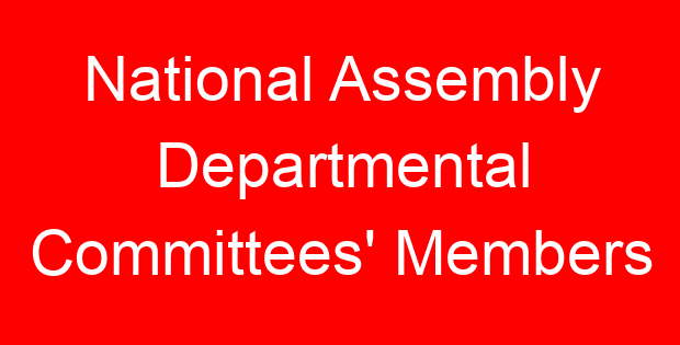 National Assembly Departmental Committees’ Members