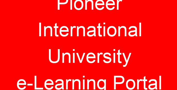 Pioneer International University e-Learning Portal