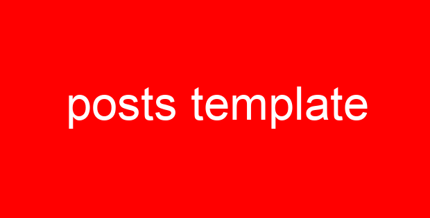 posts template
