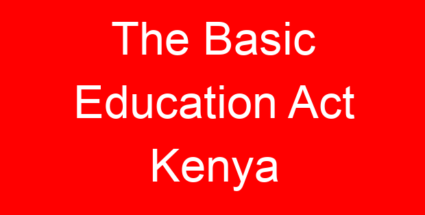 The Basic Education Act Kenya