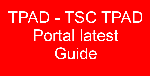 TPAD – TSC TPAD Portal latest Guide