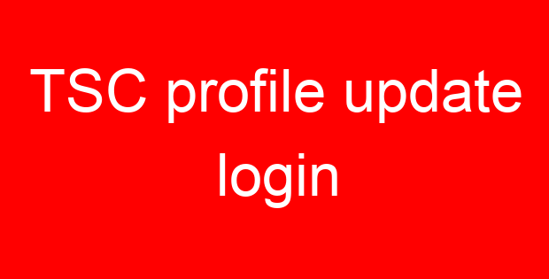 TSC profile update login