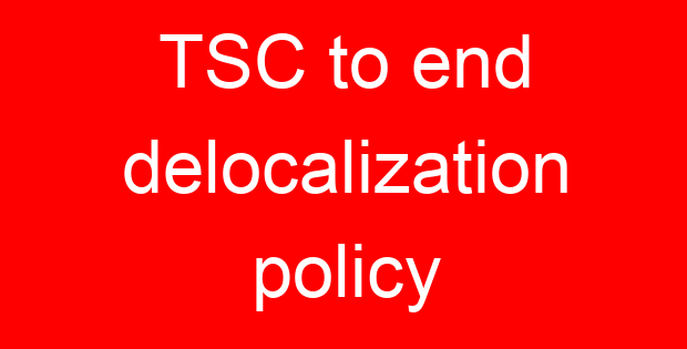 TSC to end delocalization policy