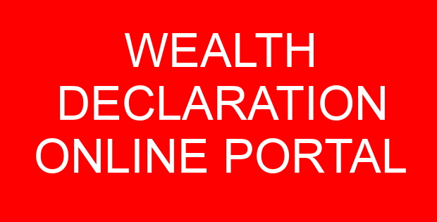 WEALTH DECLARATION ONLINE PORTAL