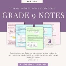 Free Grade 9 CBC Resources