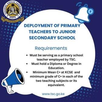 TSC invites P1 teachers to apply for deployment 2025: How to apply