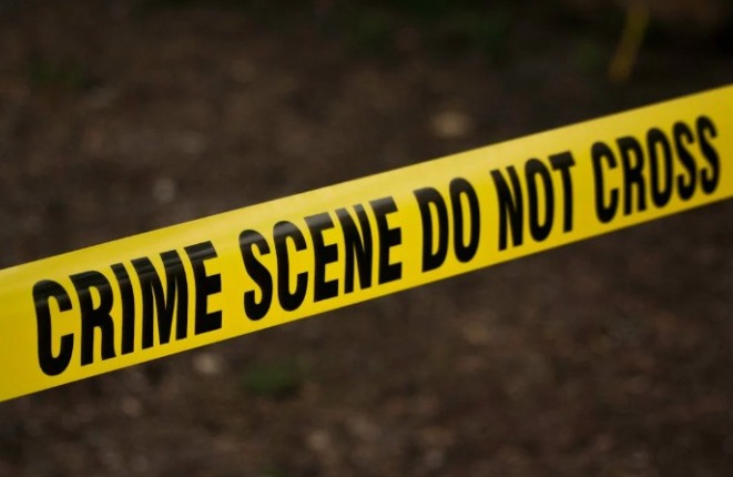 A crime Scene secured by the Police.