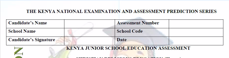 Grade 7 Free Exams and Marking Schemes
