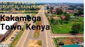 Kakamega City in the Western Region of Kenya.