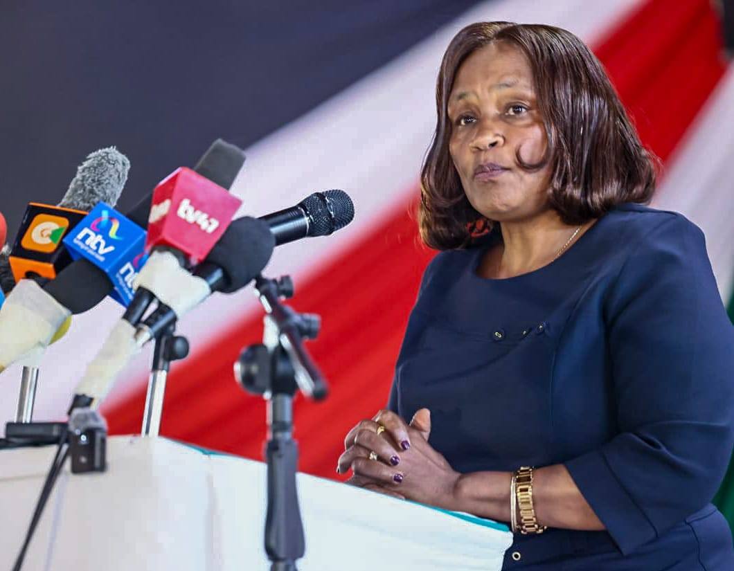 Acting TSC CEO Evelyn Mitei..