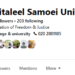 KOITALEEL SAMOEI UNIVERSITY COLLEGE- COURSES, FEES & PROSPECTUS FOR 2026/ 2027