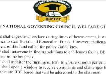 Official Kuppet BBF Guidelines For All Branches