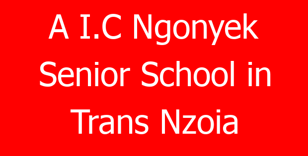 A I.C Ngonyek Senior School in Trans Nzoia