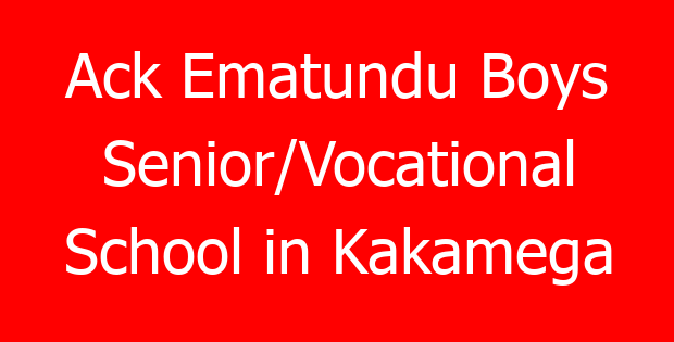 Ack Ematundu Boys Senior/Vocational School in Kakamega
