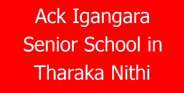 Ack Igangara Senior School in Tharaka Nithi