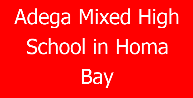 Adega Mixed High School in Homa Bay