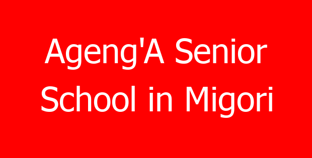 Ageng’A Senior School in Migori