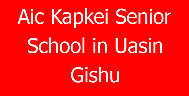 Aic Kapkei Senior School in Uasin Gishu
