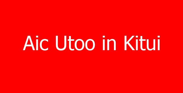 Aic Utoo in Kitui