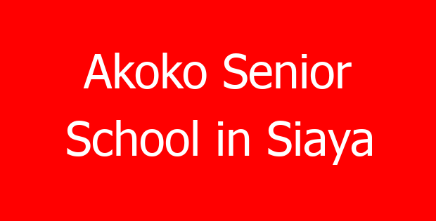 Akoko Senior School in Siaya