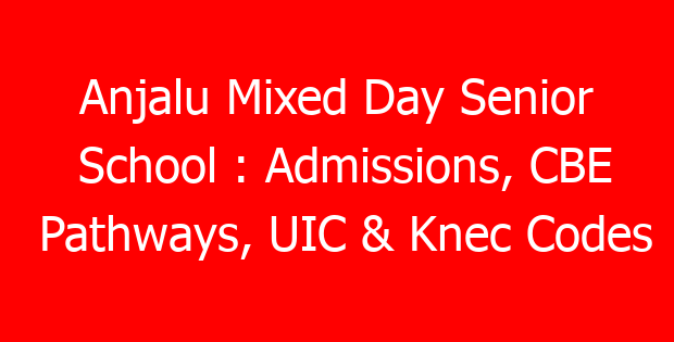 Anjalu Mixed Day Senior School : Admissions, CBE Pathways, UIC & Knec Codes