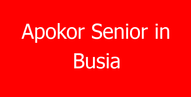 Apokor Senior in Busia