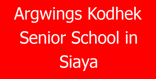 Argwings Kodhek Senior School in Siaya