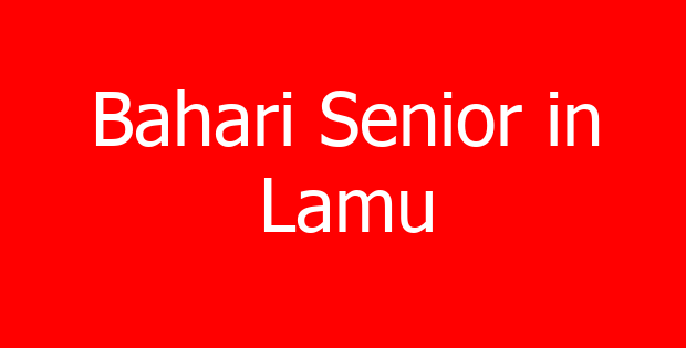 Bahari Senior in Lamu