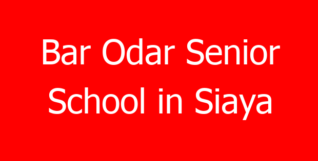 Bar Odar Senior School in Siaya