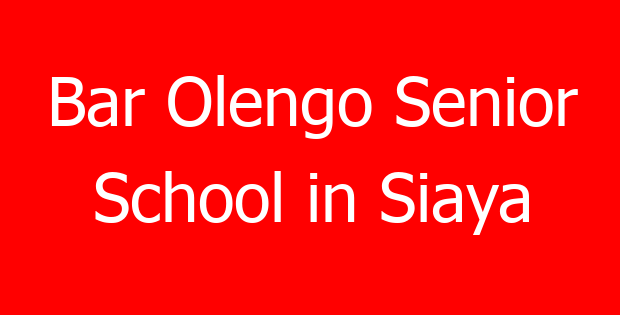Bar Olengo Senior School in Siaya