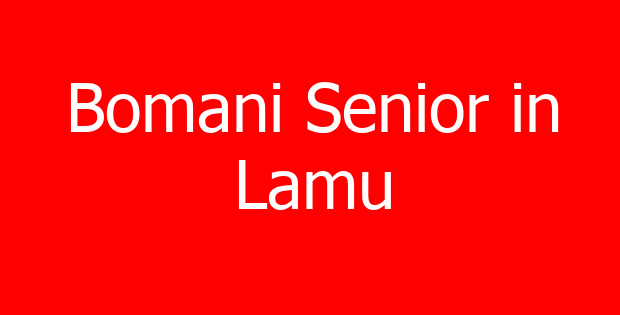 Bomani Senior in Lamu
