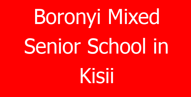 Boronyi Mixed Senior School in Kisii