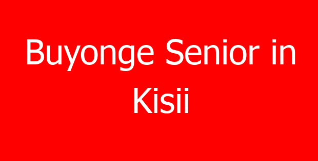 Buyonge Senior in Kisii