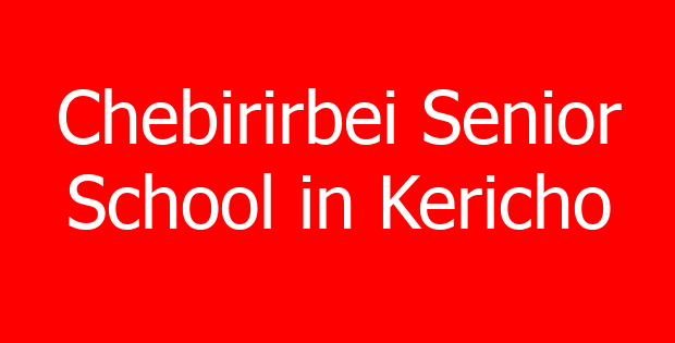 Chebirirbei Senior School in Kericho